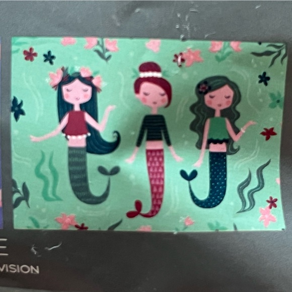 🆕 Julie + Joe Kids Face Masks 3 PACK Mermaids Butterflies Foxes - Picture 4 of 7